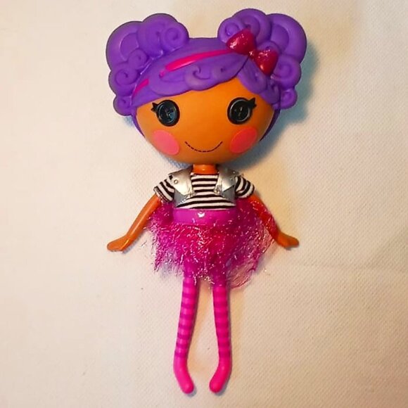 Lalaloopsy Doll- Storm E. Sky 13" Rocker Musician Doll with Purple Hair NO BOOTS - Picture 1 of 2